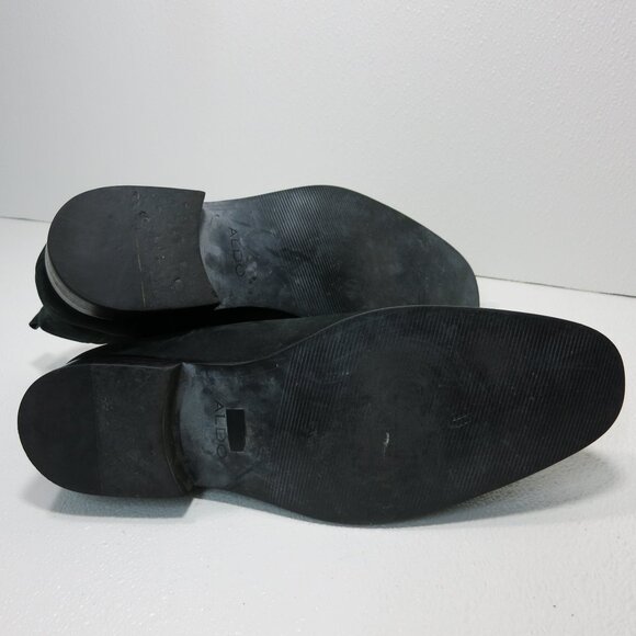 Aldo Suede Leather Chelsea Boots Shoes Men's Dress Footwear Fashion Bota 12 - Picture 3 of 7